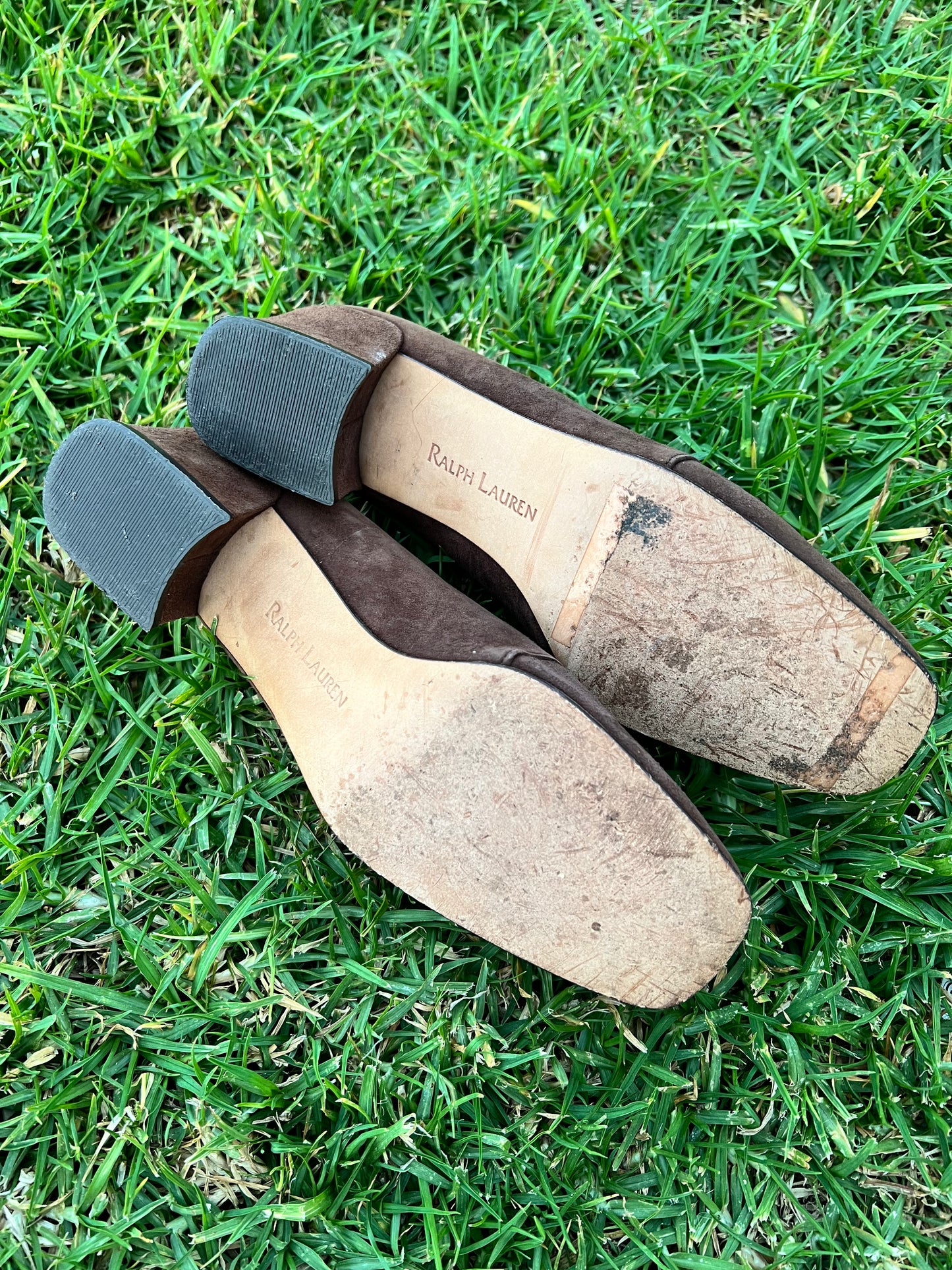 Vtg Ralph Lauren Loafer Heels