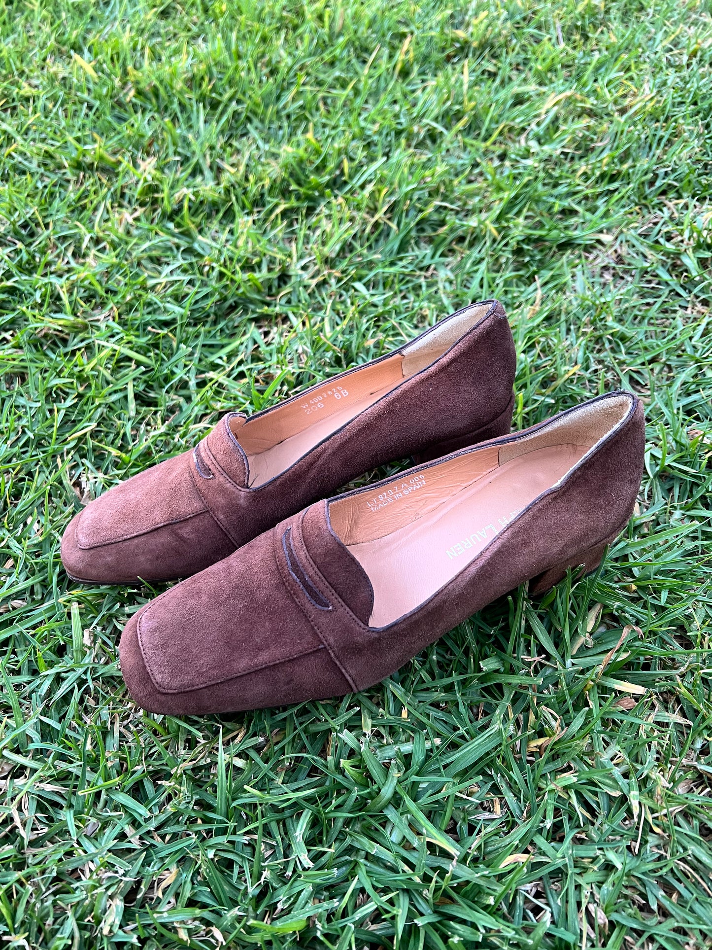 Vtg Ralph Lauren Loafer Heels