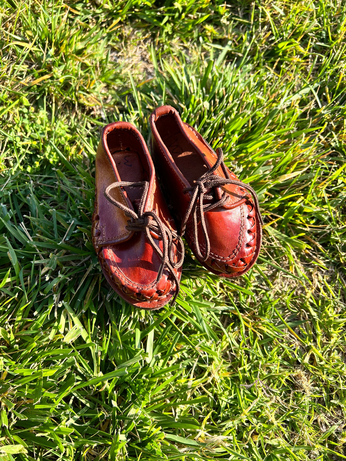 Adorable Mexican Leather Lace Shoes