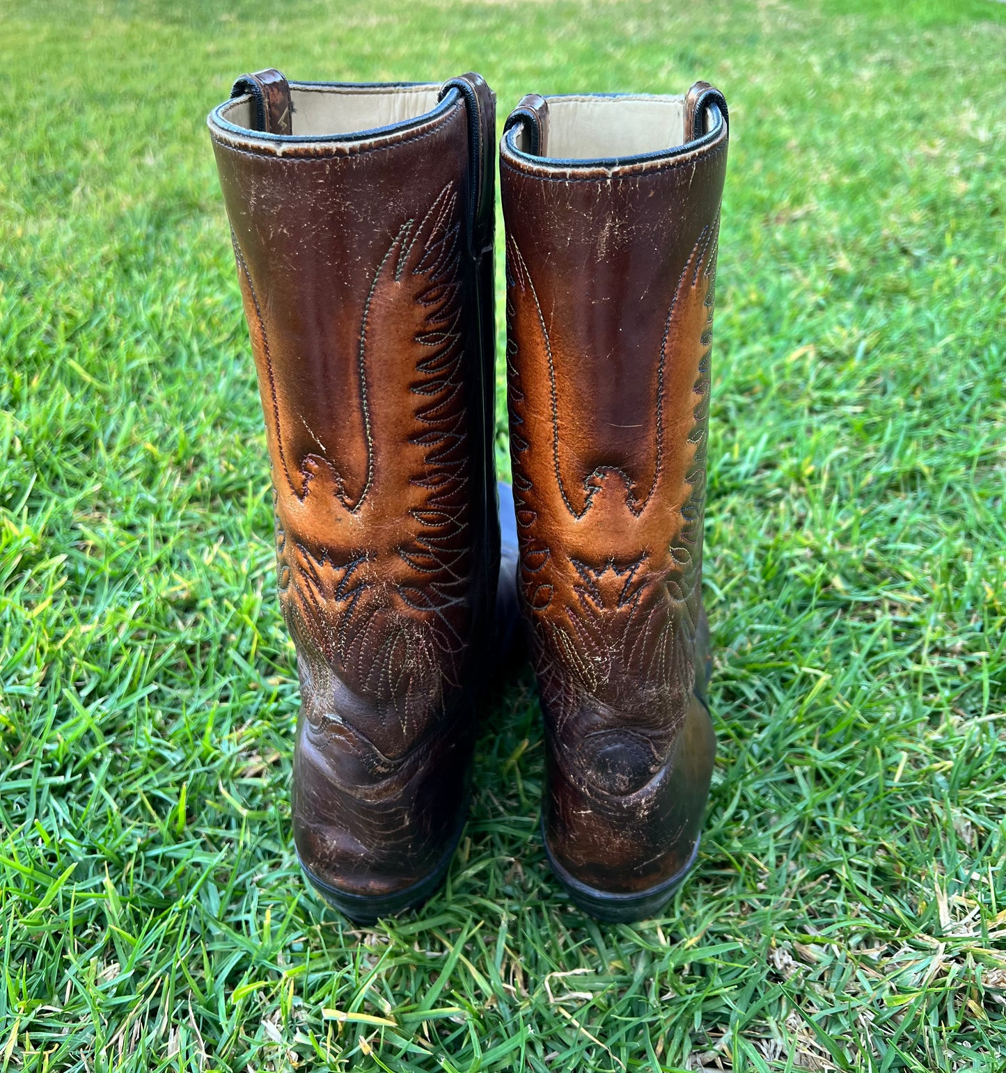 Firebird Wrangler Western Moto Boots