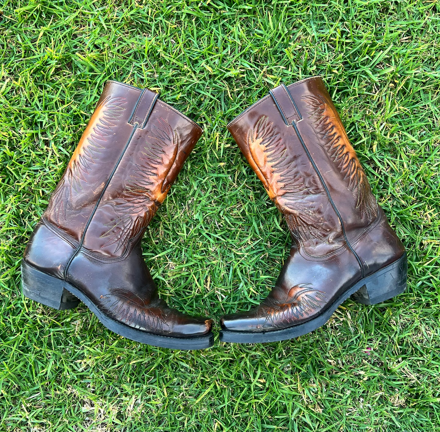 Firebird Wrangler Western Moto Boots