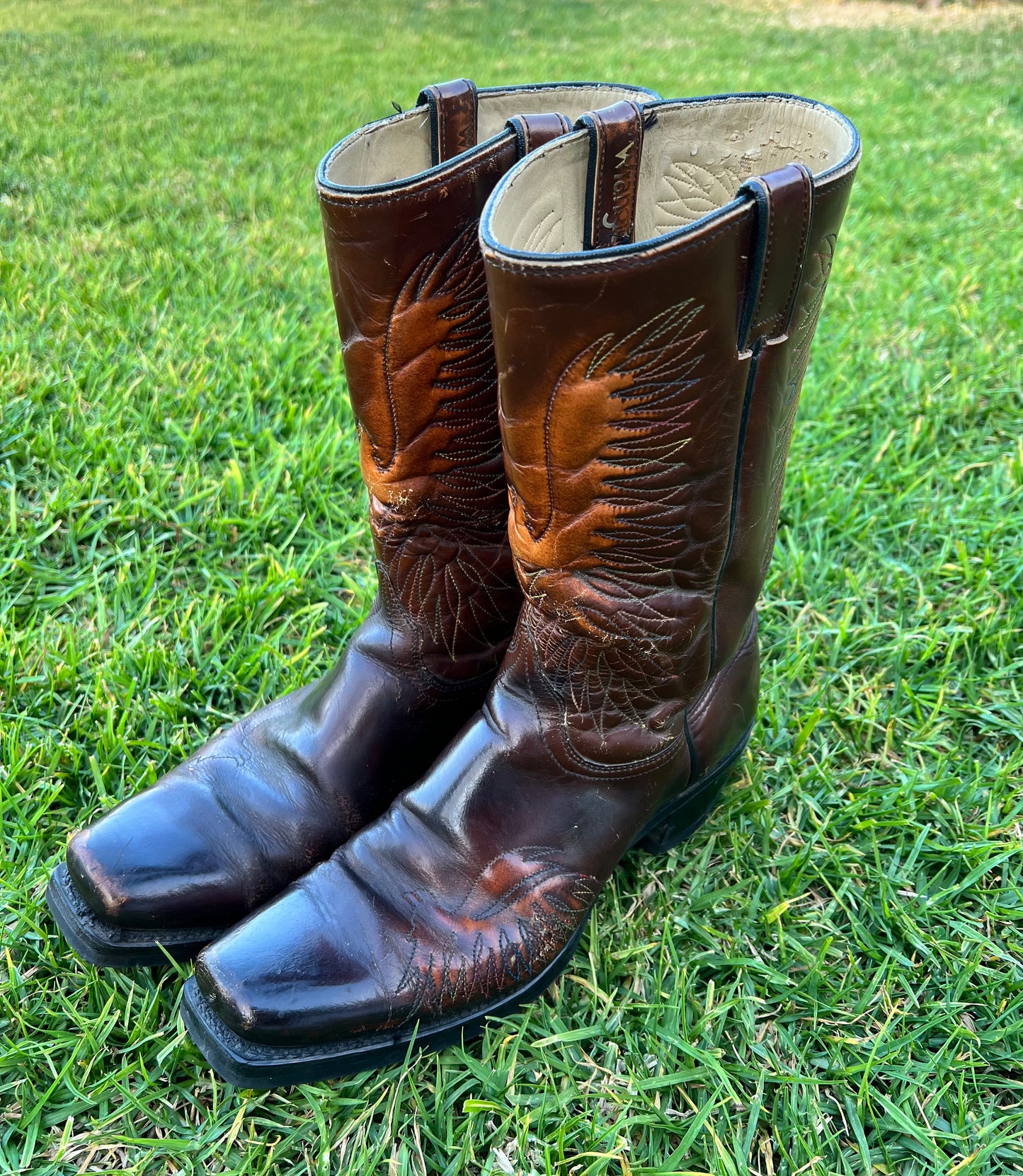 Firebird Wrangler Western Moto Boots