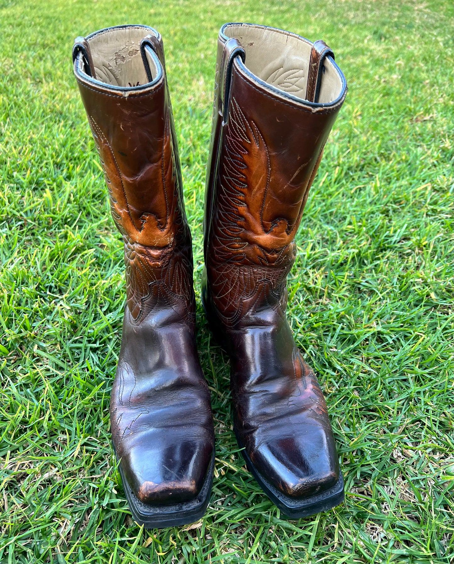 Firebird Wrangler Western Moto Boots
